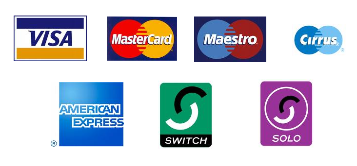 credit card logos. credit card logos for website.
